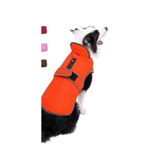 Reflective Waterproof Windproof Dog Coat Cold Weather Reversible Vest L